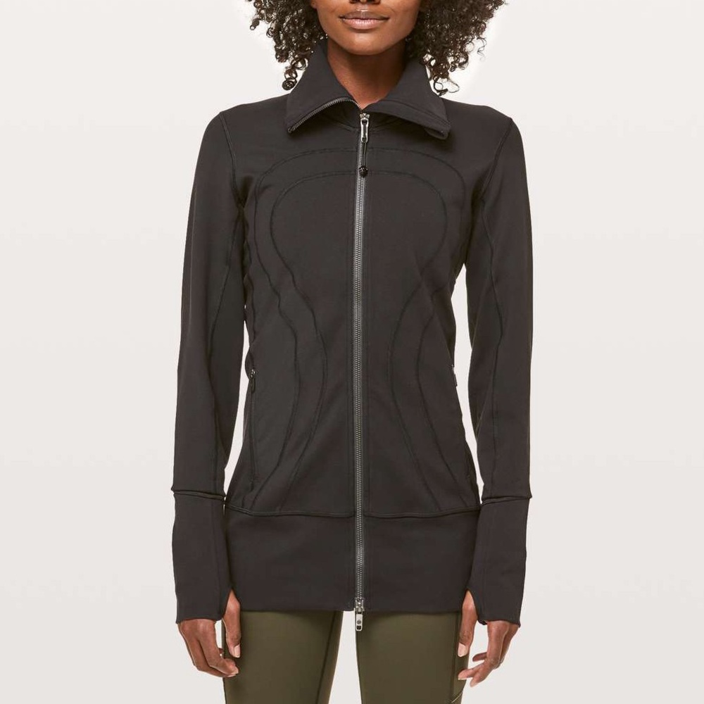 Lululemon Womens In Stride Jacket in Black Size 8 EUC!